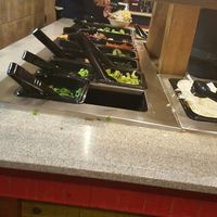 another view of veggie bar at bd's Mongolian Grill in Flint