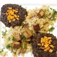 Spätzle mit sauren Linsen und Räuchertofu at Windeck - Lachen & Wein in Offenburg