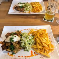 Tempeh gyros at Windeck - Lachen & Wein in Offenburg