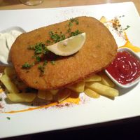 Tempeh schnitzel at Windeck - Lachen & Wein in Offenburg