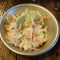 The Vegan Cole slaw  at Second District Brewing in Philadelphia