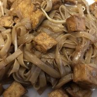 Fried tofu and noodles  at Cuisine S in Montpellier