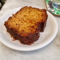 Lemon cake at Maisie Cafe in Paris
