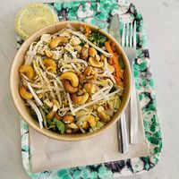 The thai salad  at Maisie Cafe in Paris