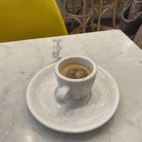 Espresso - on the house, on this occasion   at Maisie Cafe in Paris