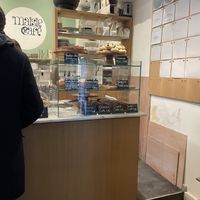 Pastries and homemade tarts  at Maisie Cafe in Paris