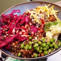 Buddah bowl at Maisie Cafe in Paris