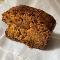 Vegan carrot cake at Maisie Cafe in Paris