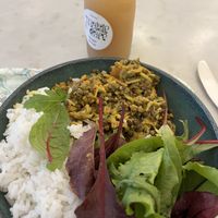 Lentil dish  at Maisie Cafe in Paris