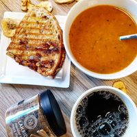 lunch break at ekte vare okologisk dagligvare in Oslo