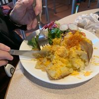 Baked tatties!  at Africafe at Fife Zoo in Cupar