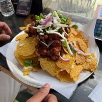 vegan nachos at Stardust Video and Coffee in Winter Park