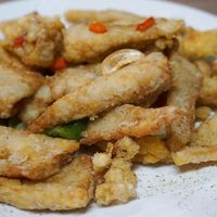 Salty Sliced Squid at Lotus Veggie 蓮花健康素食 - Jordan in Kowloon