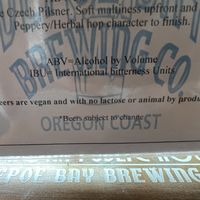 Beers are Vegan  at The Horn Public House and Brewery  in Depoe Bay