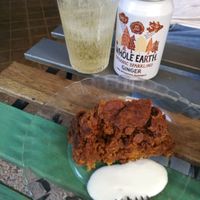 Whole Earth ginger flavor & carrot cake at Mimimi in Granada