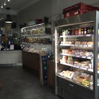 Little shop too  at The V & V Cafe in Glasgow