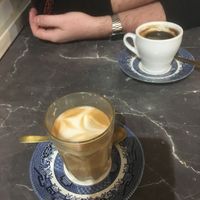 Excellent, smooth flavours (oat milk latte) at Grounds of Society in Geelong