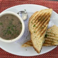   at Green Door Cafe in La Jolla