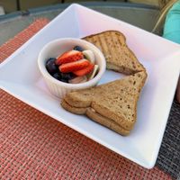Kids grilled cheesee  at Green Door Cafe in La Jolla