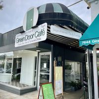   at Green Door Cafe in La Jolla