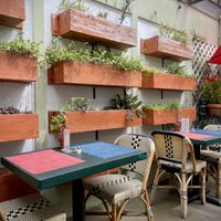   at Green Door Cafe in La Jolla