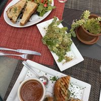   at Green Door Cafe in La Jolla