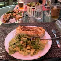   at Green Door Cafe in La Jolla