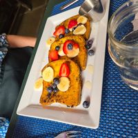 French toast at Green Door Cafe in La Jolla