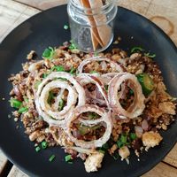 Vegan sisig at Nonie's in Boracay