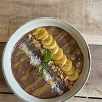 Chocolate smoothie bowl  at Nonie's in Boracay