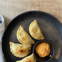 Vegetarian empanadas  at Nonie's in Boracay