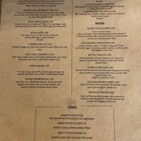 Menu  at Nonie's in Boracay