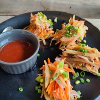 Tofu bruschetta at Nonie's in Boracay
