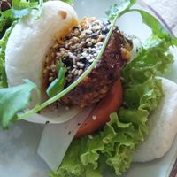 Vegan bao at Nonie's in Boracay