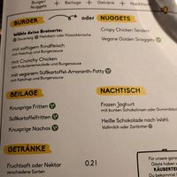 Kids menu at Peter Pane - Breite Str in Luebeck