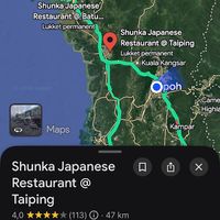   at Shunka Japanese Restaurant in Taiping