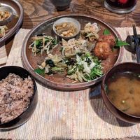 Sara's vegan set menu at Vegetus Sara in Kagoshima