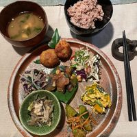 Vegan set  at Vegetus Sara in Kagoshima