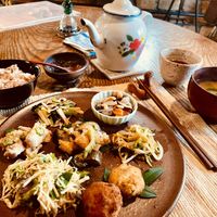 Vegan set lunch 🥰  at Vegetus Sara in Kagoshima