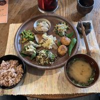 Sara’s Vegan Set for ¥1000 at Vegetus Sara in Kagoshima