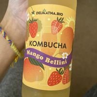 Mango Bellini kombucha 🥭  at Natura Sklepy Ekologiczne - Zamenhofa in Krakow