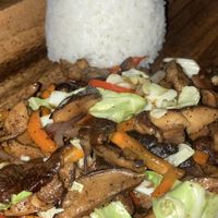Mushroom adobo  at Villa Sandra in Malapascua Island
