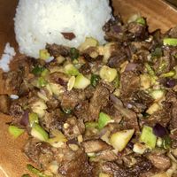 Vegan sisig  at Villa Sandra in Malapascua Island