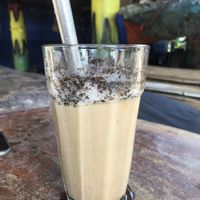 Iced coffee  at Villa Sandra in Malapascua Island