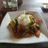 Green curry at Villa Sandra in Malapascua Island