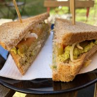 Veg sandwich  at Grinder Coffee Lab in Ravenna