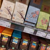 Vegan chocolate at Alnatura in Mannheim