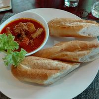 bread curry at Yuan Sheng Vegetable Restaurant in Siem Reap