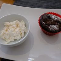 Lava Cake. at Vegan Joe's  in Loule