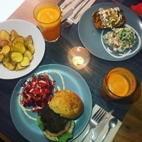 Main dish at Vegan Joe's  in Loule